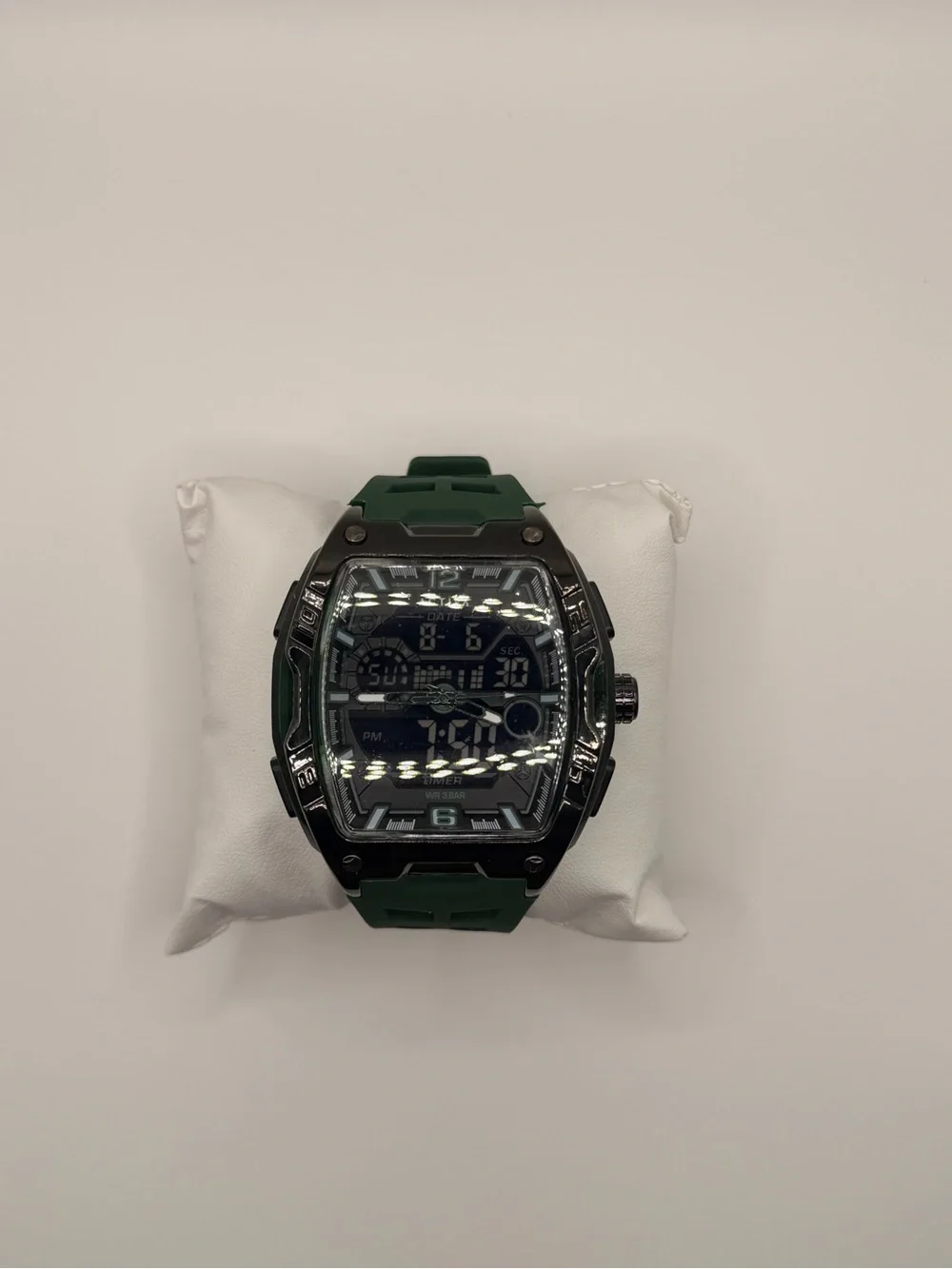 Invicta Green and Black Digital Hybrid Watch